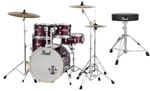 Pearl Export 5-Piece Shell Kit with D50 Drum Throne Front View